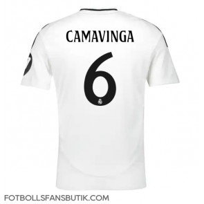 Real Madrid Eduardo Camavinga #6 Replika Hemmatröja 2024-25 Kortärmad